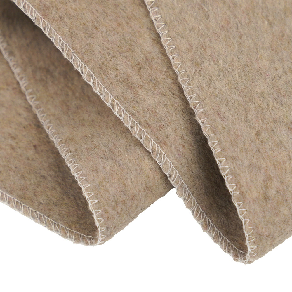 50% Ull, 40% Polyester, 10% Annan Fiber, 720G/M, Bean Paste Color, Tjockt dubbelsidigt ulltyg, ML-0124-4382-1