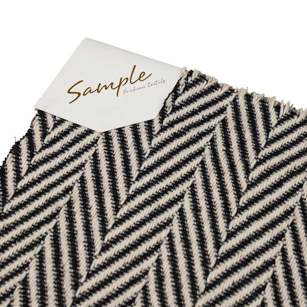 100 % annat, 720G/M, Classic Black And White, Tweed Yarn, ML-70230021-22090