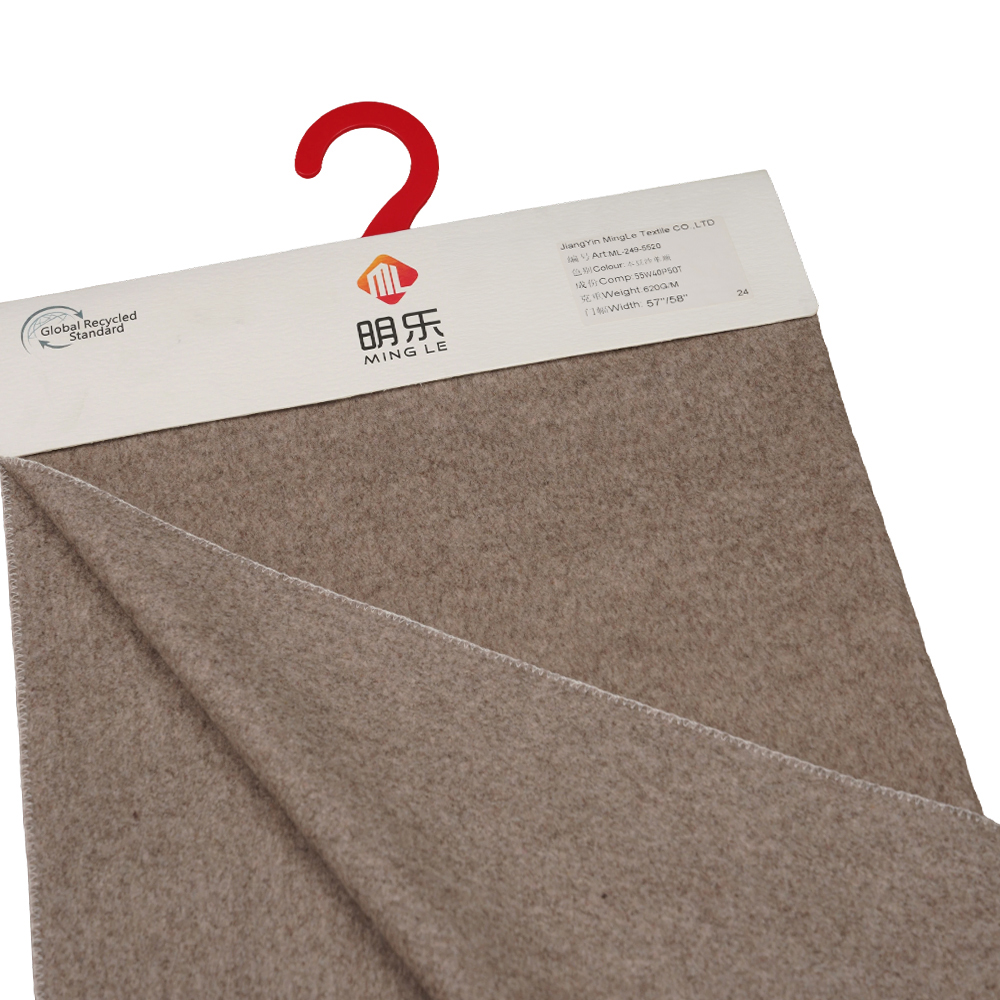 Vad är Solid Color/Melange Single-Face Wool Overcoat Tyg?